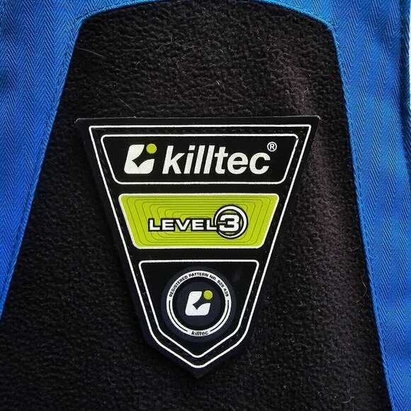 Killtec Level 3 Men's Ski Bib Pants Blue Waterproof & Windproof Size M - Picture 3 of 16